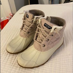 Tan Sperry Boots